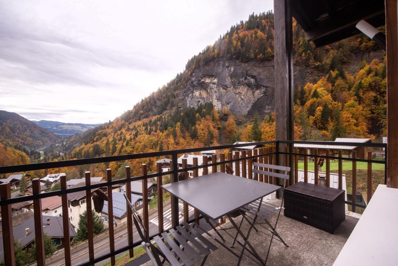 Ferienwohnung Le Borderan La Giettaz Exterior foto