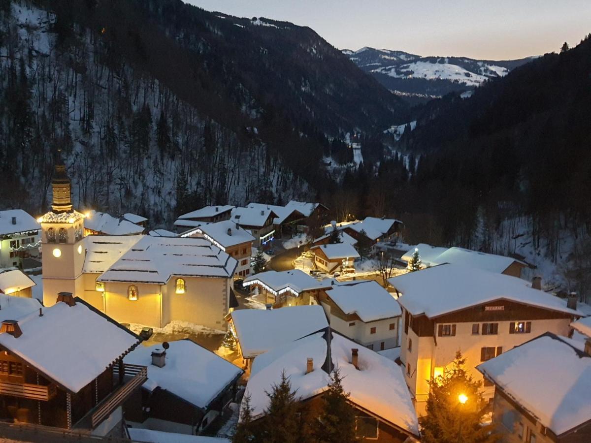Ferienwohnung Le Borderan La Giettaz Exterior foto