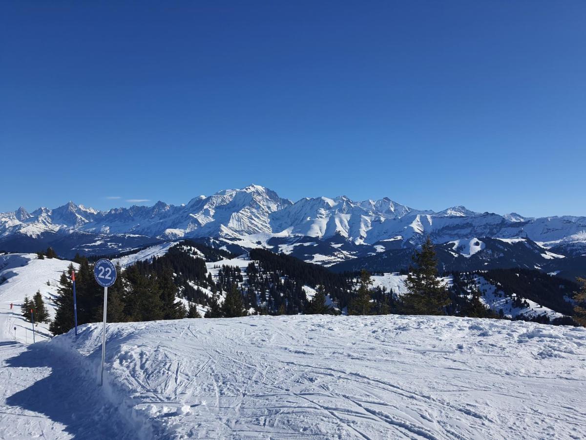 Ferienwohnung Le Borderan La Giettaz Exterior foto